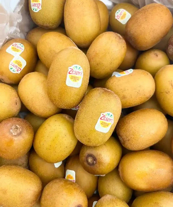 Fresh Gold Kiwi cut open showing golden flesh - Fruitlandbd